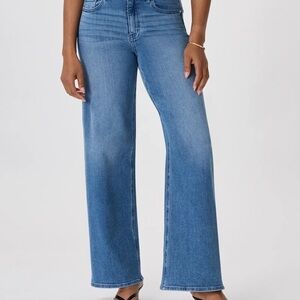 Quince Bella Stretch Light Blue Wide Leg Jeans